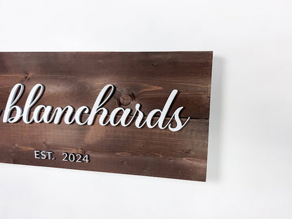 Custom Wood Sign