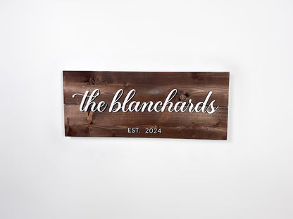Custom Wood Sign
