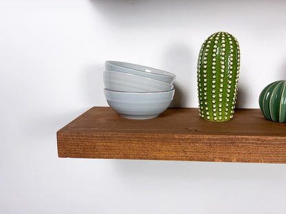 Wood Floating Shelves,  2-Inches Thick,  10-inches Deep, Rustic Shelf, Floating Shelf, Handmade wood shelf