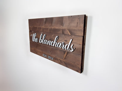 Custom Wood Sign