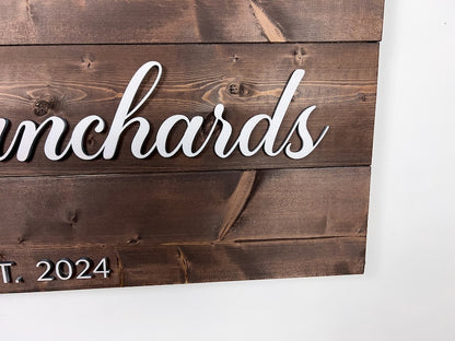 Custom Wood Sign