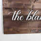 Custom Wood Sign