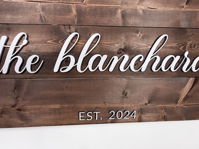 Custom Wood Sign