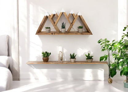 5-Peak Mountain Shelf - 27 Inches