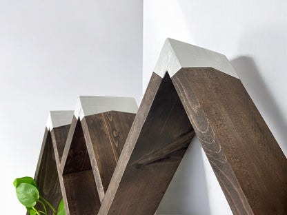 5 Peak Mountain Shelf - 54" x  24.5"
