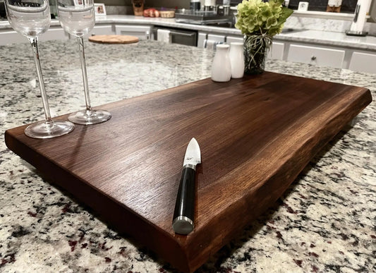 Live Edge Wood Charcuterie Board 27 x 14.5 x 1.25.