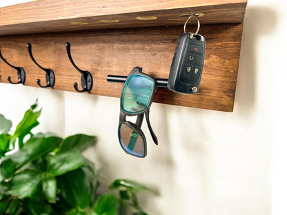 Magnetic Key Holder with Mail Holder for Wall - 24"