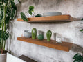 Wood Floating Shelves -  2-Inches Thick -  10-inches Deep