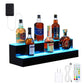 LED Liquor Bottle Display Shelf - 2 Tiers - 30 Inches