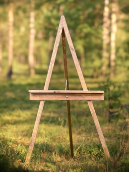 Wood Wedding Sign Easel | Adjustable Rustic Display Stand - 58'' Tall ...