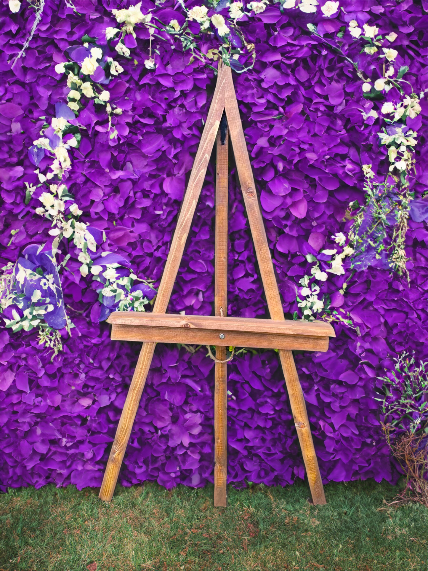 Wood Wedding Sign Easel