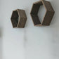 Plant-Optimized Hexagon Floating Shelves - Handcrafted Wood Display for Plant Parents (9.25" Deep)