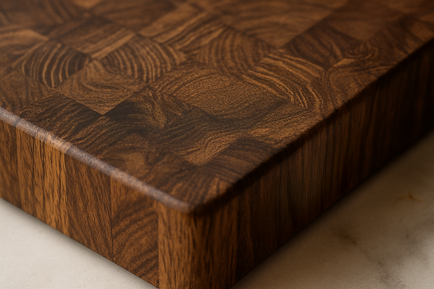 End Grain Butcher Block - Walnut