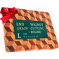 End Grain Wooden Cutting Board - Walnut