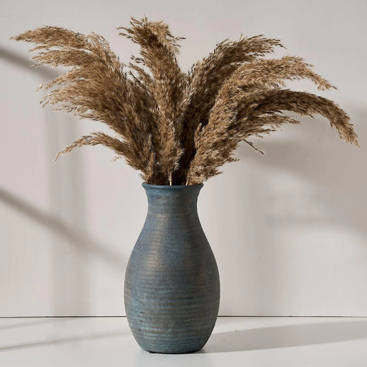 Ceramic Rustic Antique Vase - 10.8 Inch