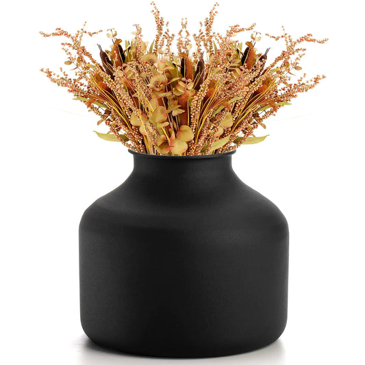 Metal Matte Flower Vase - 6.5 Inch