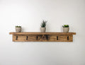 Rustic Wood Coat Rack