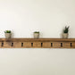 Coat Rack Shelf, Wall Coat Rack with Shelf, Wall Shelf with Hooks, Entryway Shelf