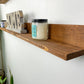 Picture Ledge Shelf, Rustic Wooden Picture Ledge Shelf, Rustic Floating Shelf, Wood Ledge