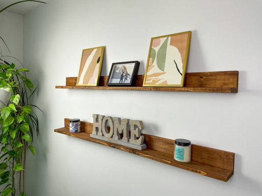 Picture Ledge Shelf, Rustic Wooden Picture Ledge Shelf, Rustic Floating Shelf, Wood Ledge