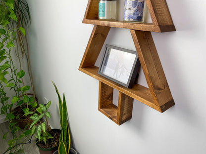 Tree Shelf, Rustic Tree Shelf, Woodland Nursery Shelf
