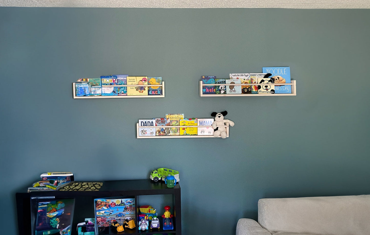 Nursery Bookshelf, Floating Bookshelf, Children's Bookshelf