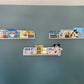 Nursery Bookshelf, Floating Bookshelf, Children's Bookshelf