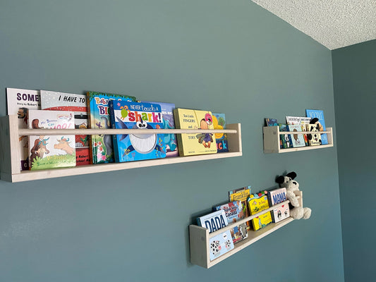 Nursery Bookshelf, Floating Bookshelf, Children's Bookshelf