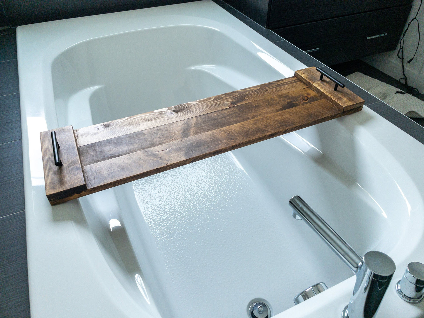 Bath Caddy, Wood Bath Caddy, Bath Caddy, Bathtub Caddy Tray, Wood Bath Shelf