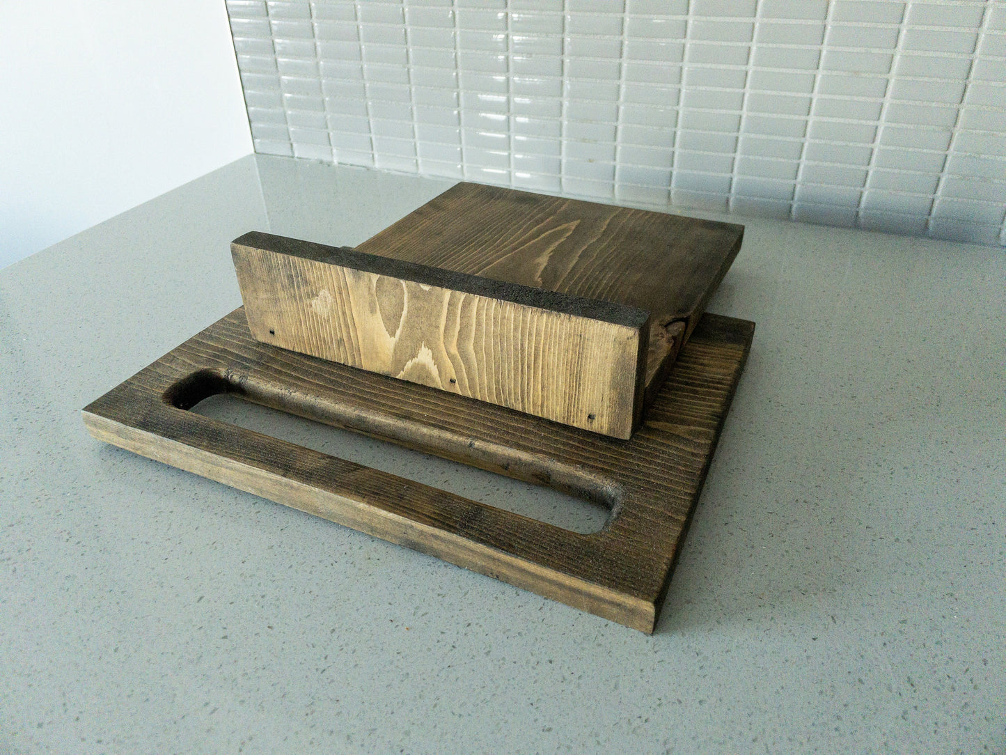 Cookbook Holder - Adjustable Wood Cookbook Stand - Tablet stand - Book stand - Recipe holder