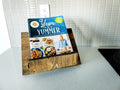 Adjustable Wood Cookbook Stand