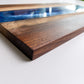 Epoxy Cutting Board | Charcuterie Board | Walnut Epoxy Resin Live Edge Cheese Tray | Serving Board | Wedding/Anniversary Gift