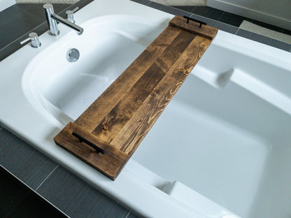 Bath Caddy, Wood Bath Caddy, Bath Caddy, Bathtub Caddy Tray, Wood Bath Shelf