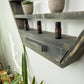Large Honeycomb Wall Shelf - 28"x 24.2" - Crystal display shelf. Floating hexagon shelf with optional drawer.