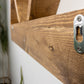 5 Peak Mountain Shelf with Hooks - Rustic Decor - Adventure Decor