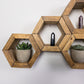 Mini Hexagon Shelves, Set of Hexagons, Honeycomb Shelves, Plant Shelves, Wall Decor