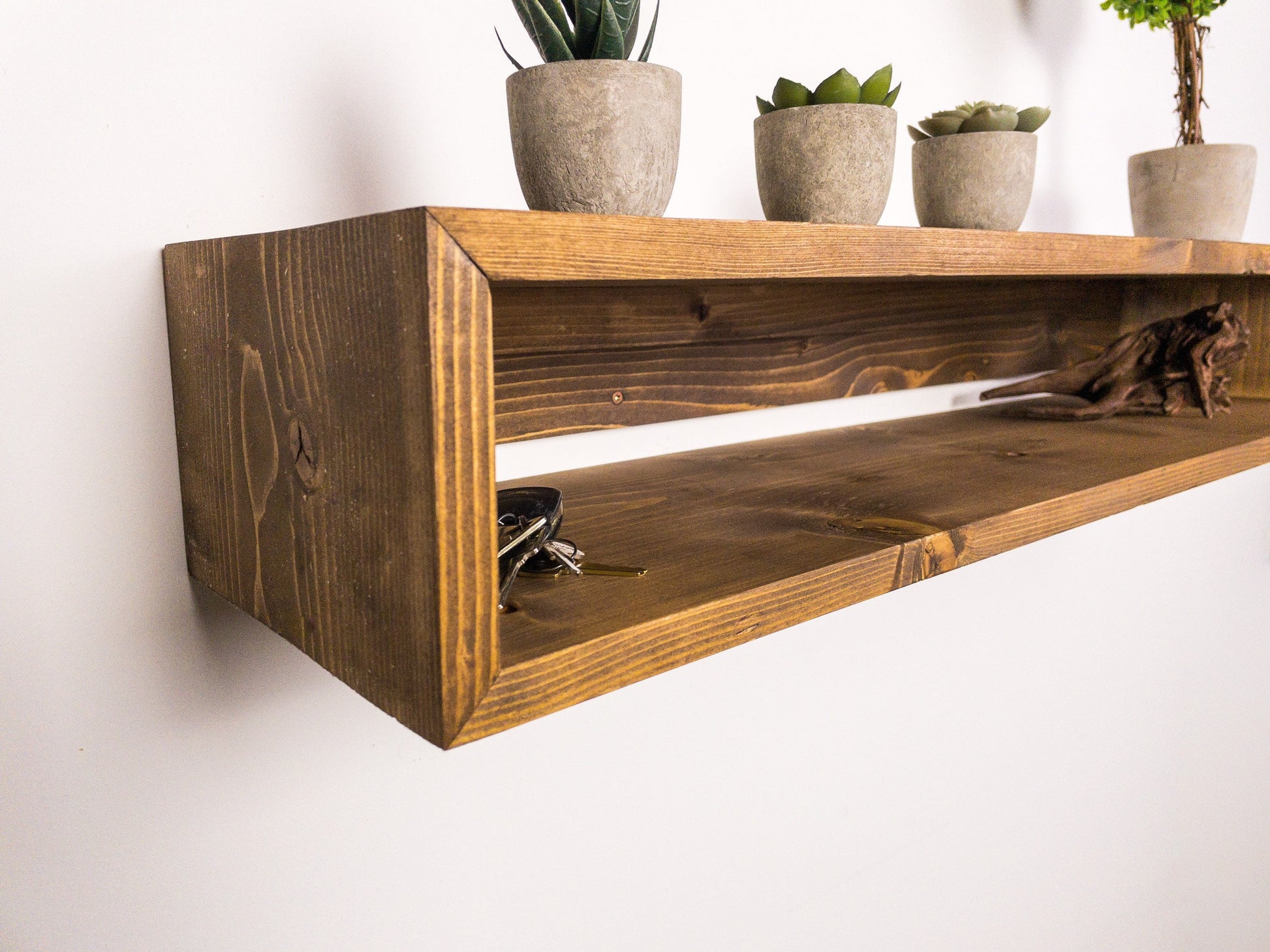 Floating Console Table, Floating Entryway Table, Floating Shelf, Rustic Shelf