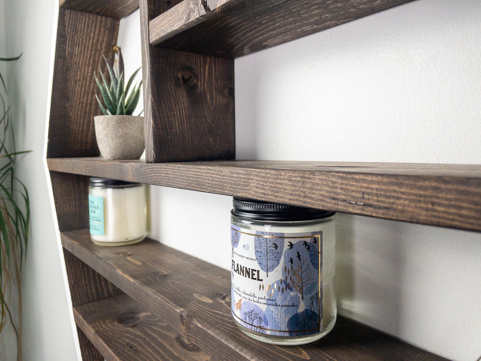 Essential Oil Shelf - Honeycomb Wall Shelf - 28"x 24.2" - Crystal display shelf. Floating hexagon shelf