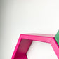Set of 4 Hexagon Shelves, Multi Colored Hexagons, Honeycomb Shelves, Plant Shelves, Wall Decor