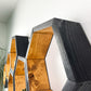 Set of 6 Hexagon Shelves, Two Tone, Two Color, Honeycomb Shelves, Plant Shelves, Wall Decor