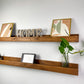 Picture Ledge Shelf, Rustic Wooden Picture Ledge Shelf, Rustic Floating Shelf, Wood Ledge