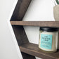 Essential Oil Shelf - Honeycomb Wall Shelf - 28"x 24.2" - Crystal display shelf. Floating hexagon shelf