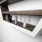 Essential Oil Shelf - Honeycomb Wall Shelf - 28"x 24.2" - Crystal display shelf. Floating hexagon shelf