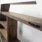 Essential Oil Shelf - Honeycomb Wall Shelf - 28"x 24.2" - Crystal display shelf. Floating hexagon shelf